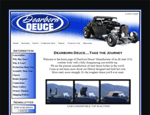 Tablet Screenshot of dearborndeuce32.com